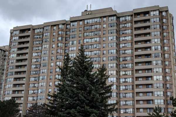 Rental apartment building in Brampton, Ontario